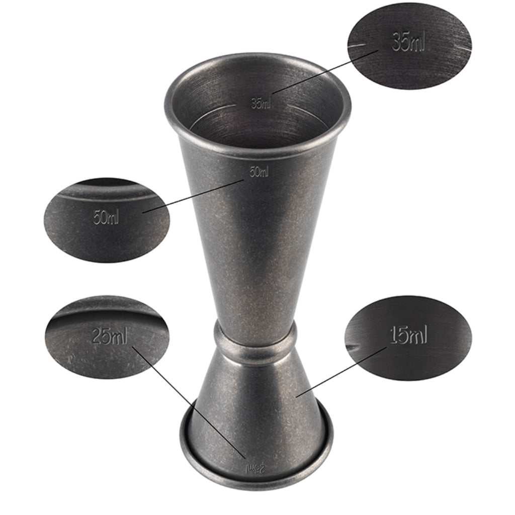 Boston Bar Set - Edelstahl Antik