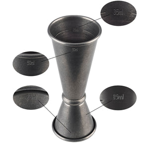 Boston Bar Set - Edelstahl Antik