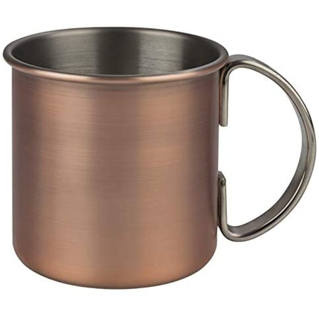 COCKTAILBECHER MOSCOW MULE MIT INDIVIDUELLER GRAVUR - 450 ml, Kupfer Antik