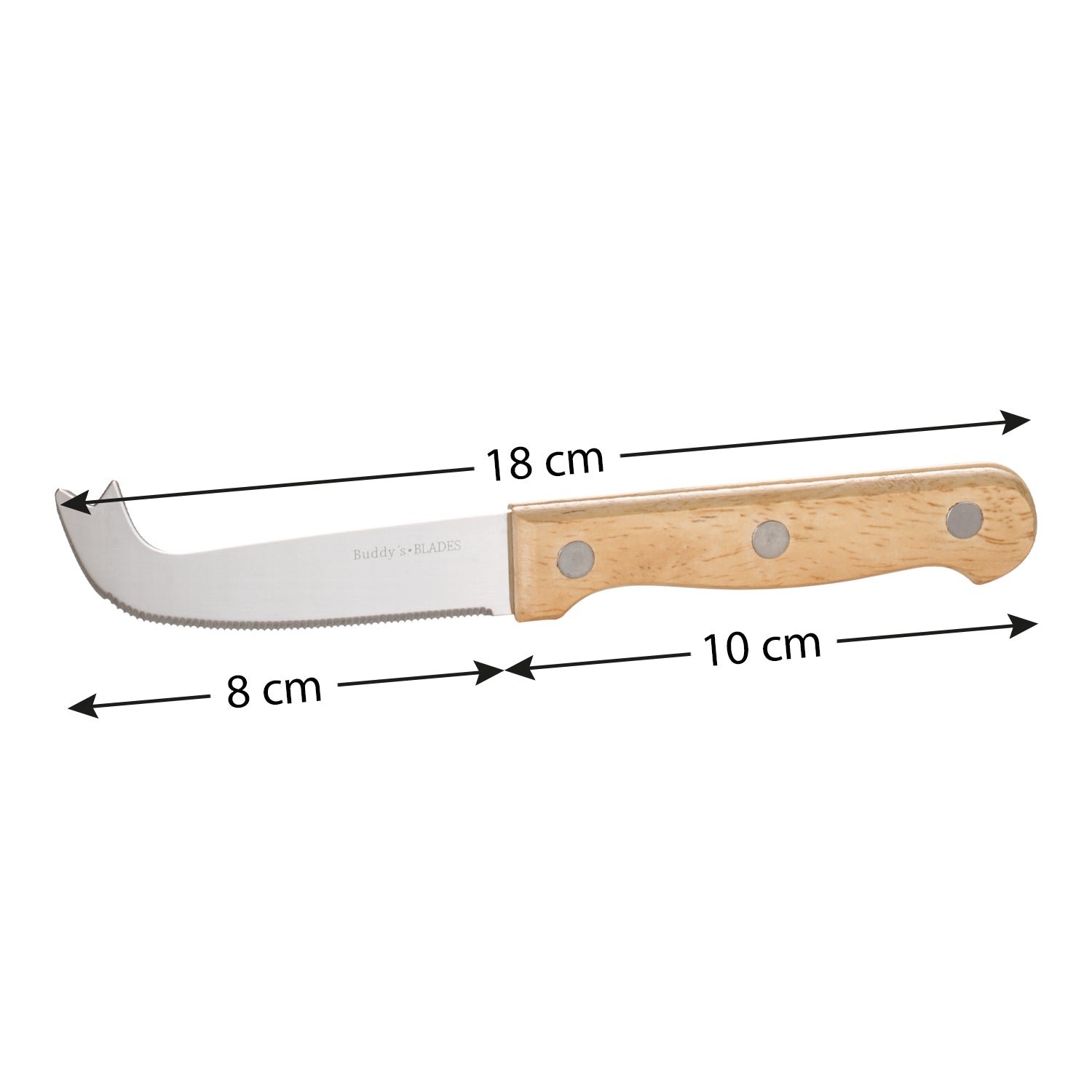 Käsemesser Set - 3 Käsemesser mit Holzgriff